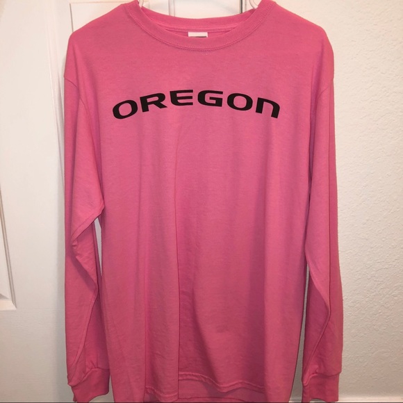 Tops - Hot Pink Oregon Ducks Long Sleeve Shirt LIKE NEW